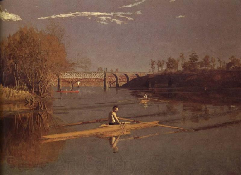 Thomas Eakins Max Schmitt a l'aviron